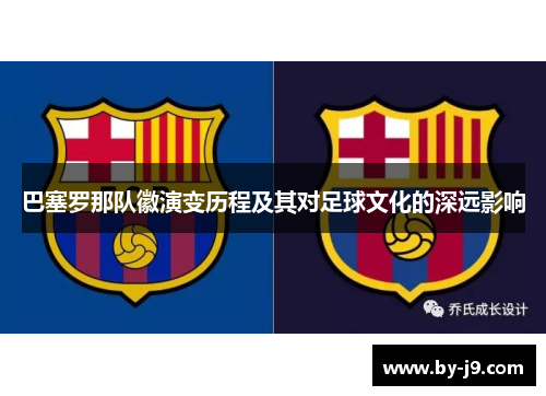 巴塞罗那队徽演变历程及其对足球文化的深远影响